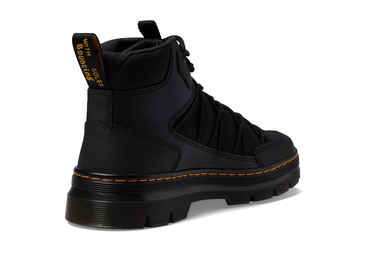 Dr. Martens Unisex Buwick 6 Tie Boot Fashion, Black Extra Tough 50/50 & Ajax, 14 US Men