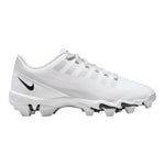 Nike Youth Vapor Edge Shark Football Cleats (6Y, White/Grey Fog/Black)