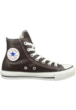 Converse Womens Leather Chocolate Hi - 8.5M