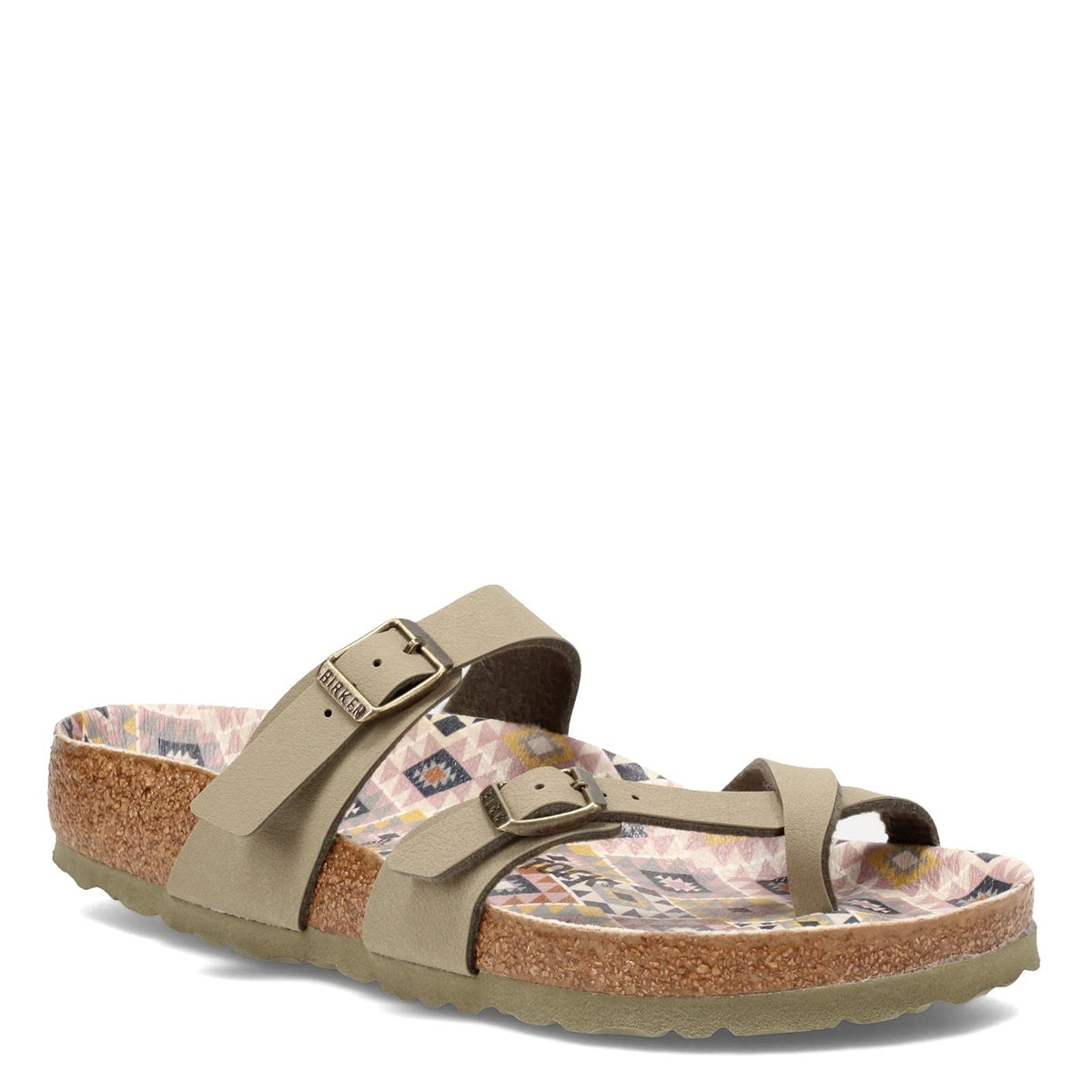 Birkenstock Mayari Vegan Ethno Sandal Khaki Birkibuc 39 R EU 8