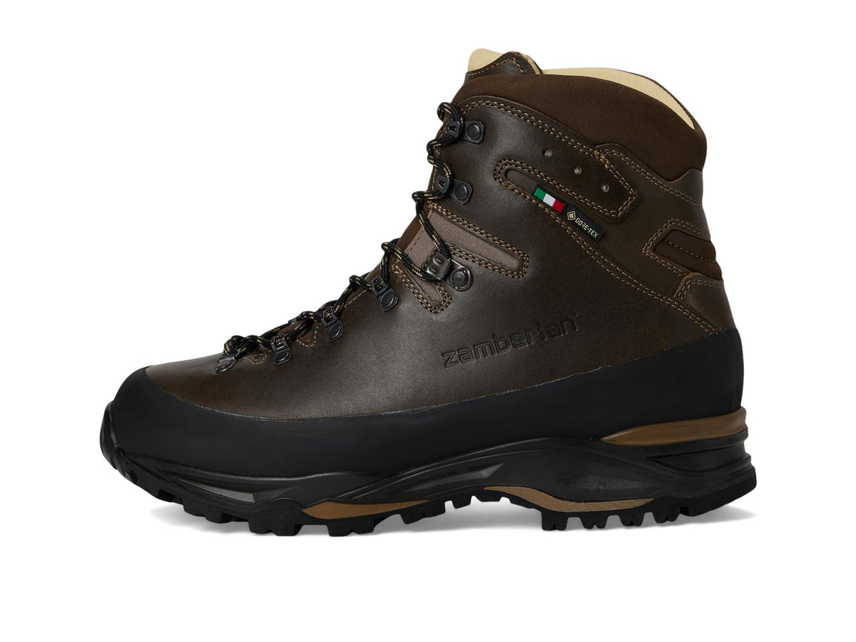 Zamberlan Men's Guide Max GTX RR Backpacking Boot, Dark Brown, 12