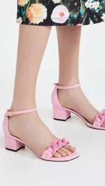 Stuart Weitzman Amelina Block 50 CHA India Pink 5 M