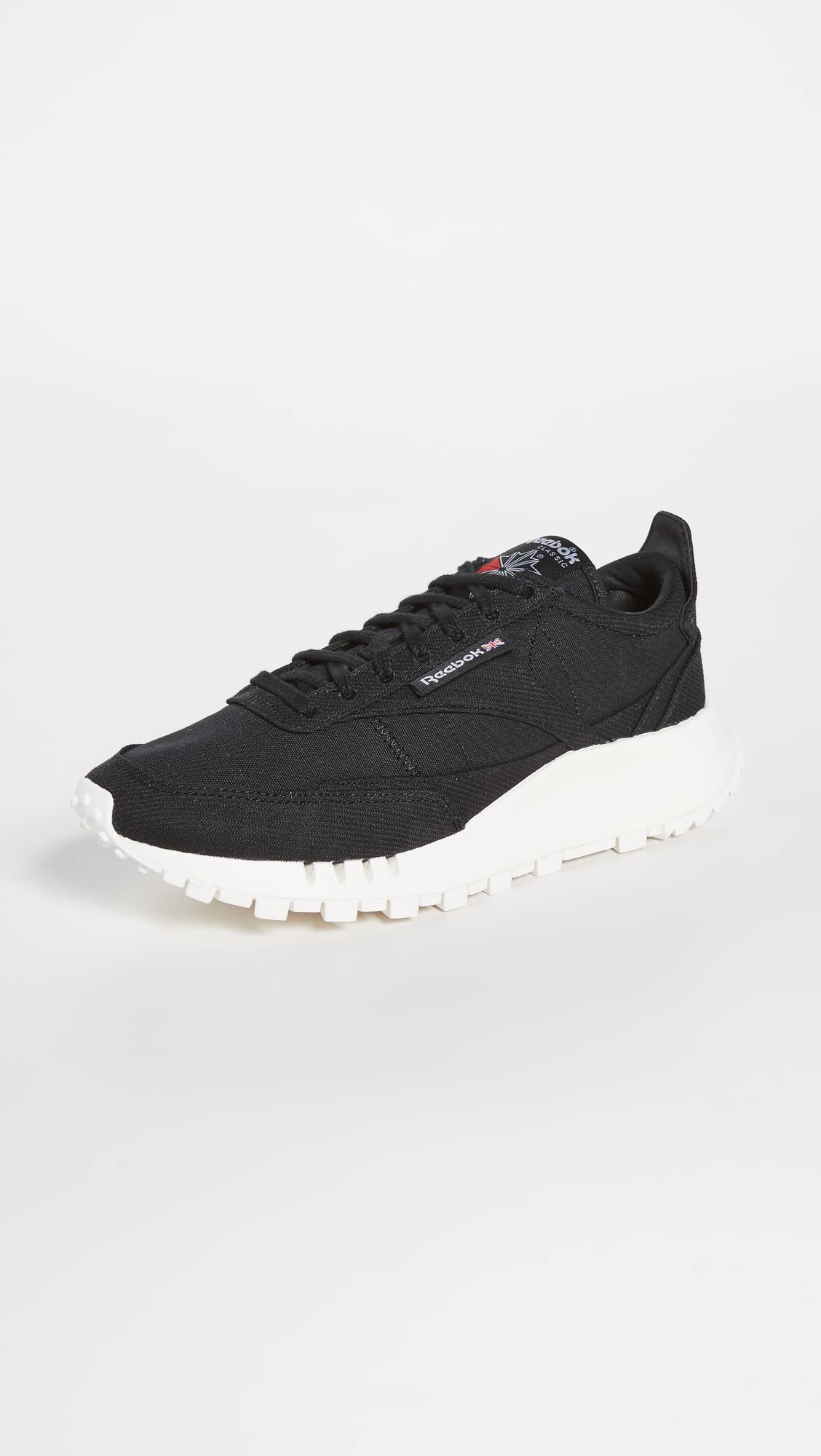 Reebok unisex adult Classic Legacy Sneaker, Black/Chalk, 6 Women 4.5 Men US