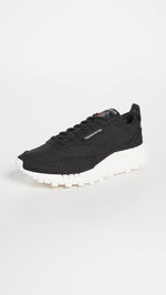 Reebok unisex adult Classic Legacy Sneaker, Black/Chalk, 6 Women 4.5 Men US