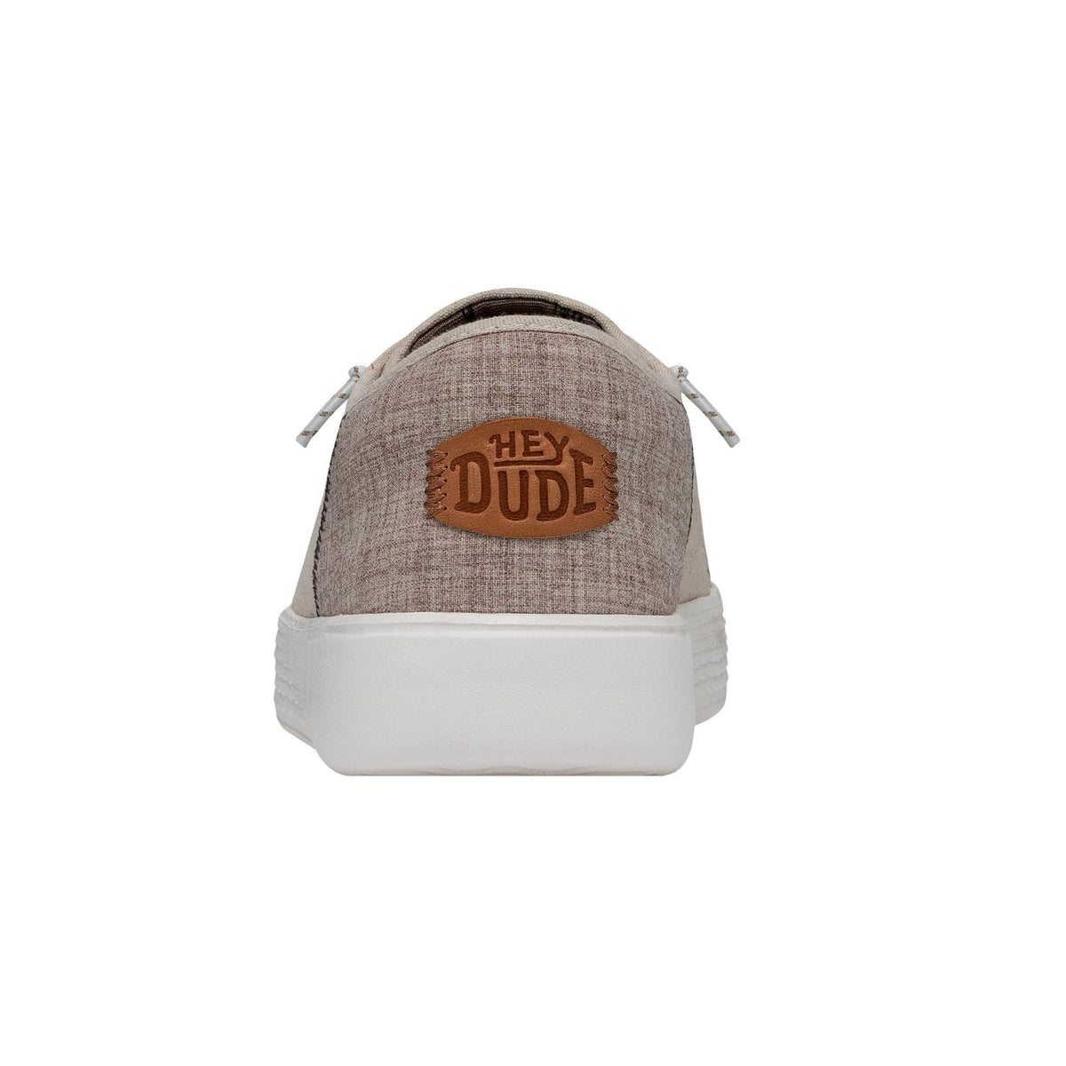 HEYDUDE Cody Craft Linen White Size M12 | Men's Shoes | Men's Slip On Sneakers | Comfortable & Light-Weight