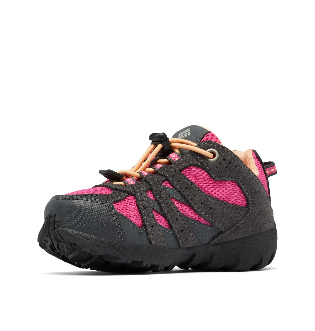 Columbia Youth Boys Redmond Waterproof, Dark Grey/Pink Ice, 11