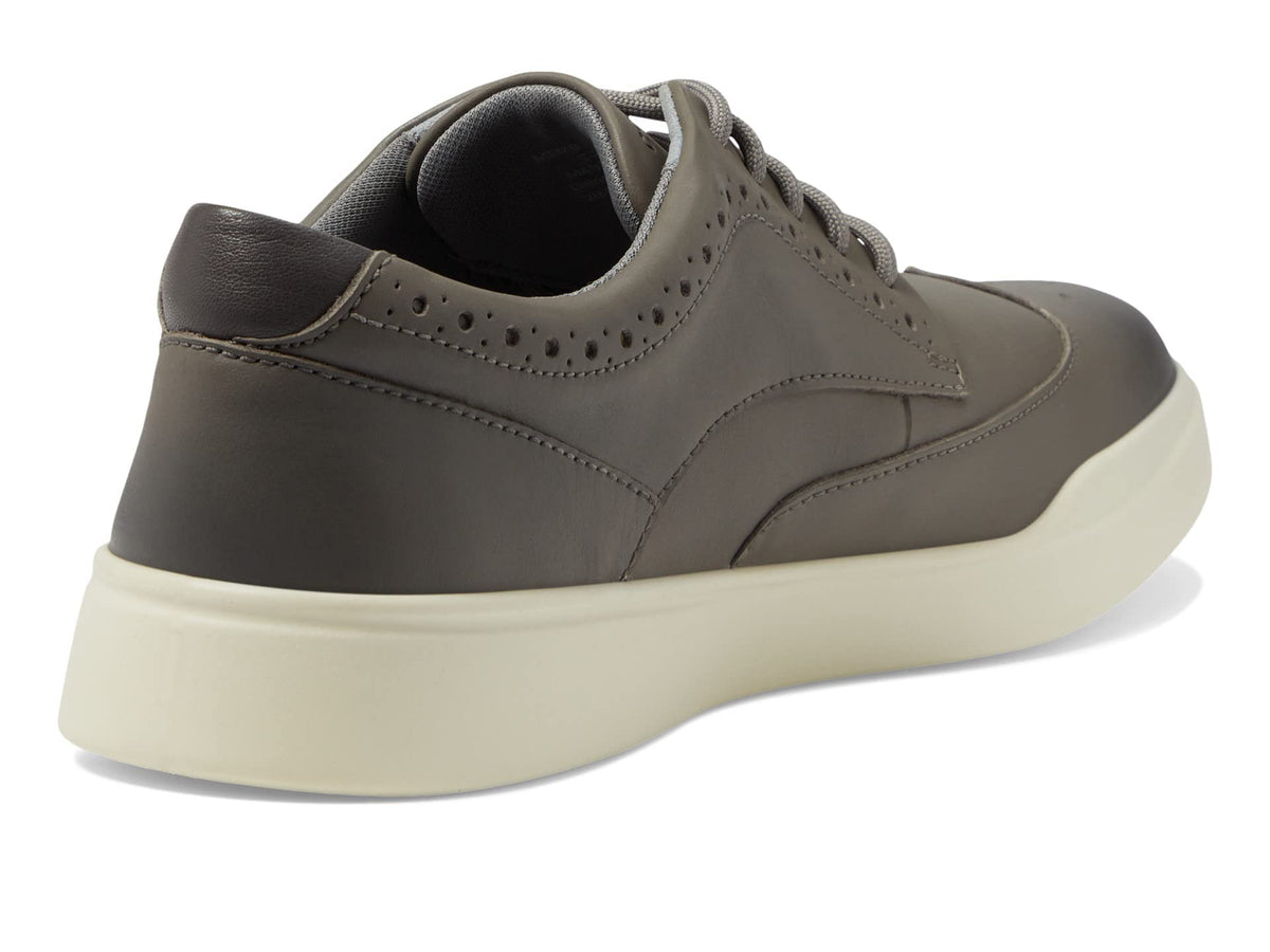 Cole Haan Men's Grand Crosscourt Wingtip Sneaker, Ironstone Nubuck/Ivory, 7