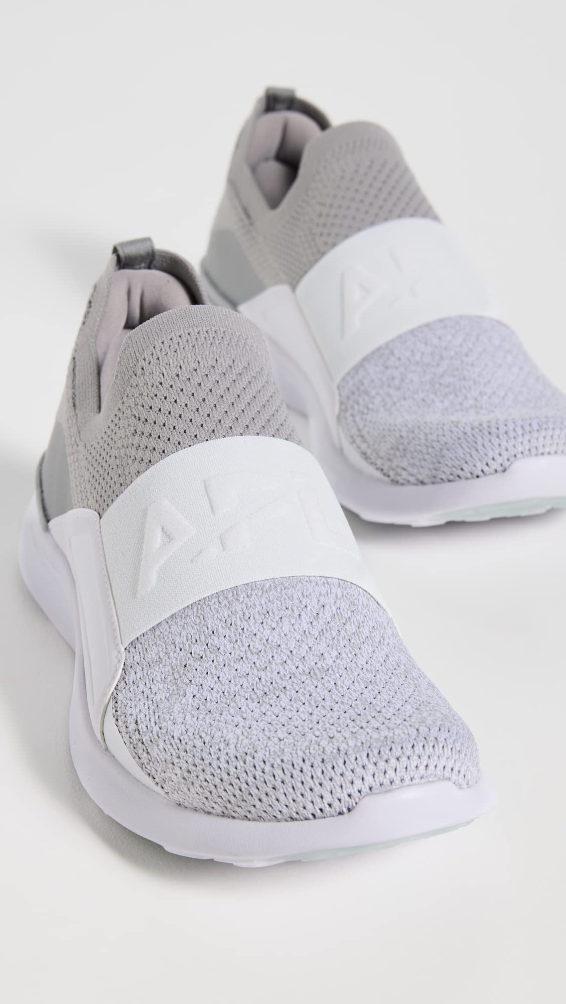 APL Women's Techloom Bliss Sneaker, Cement/White/Melange, 8 Medium US