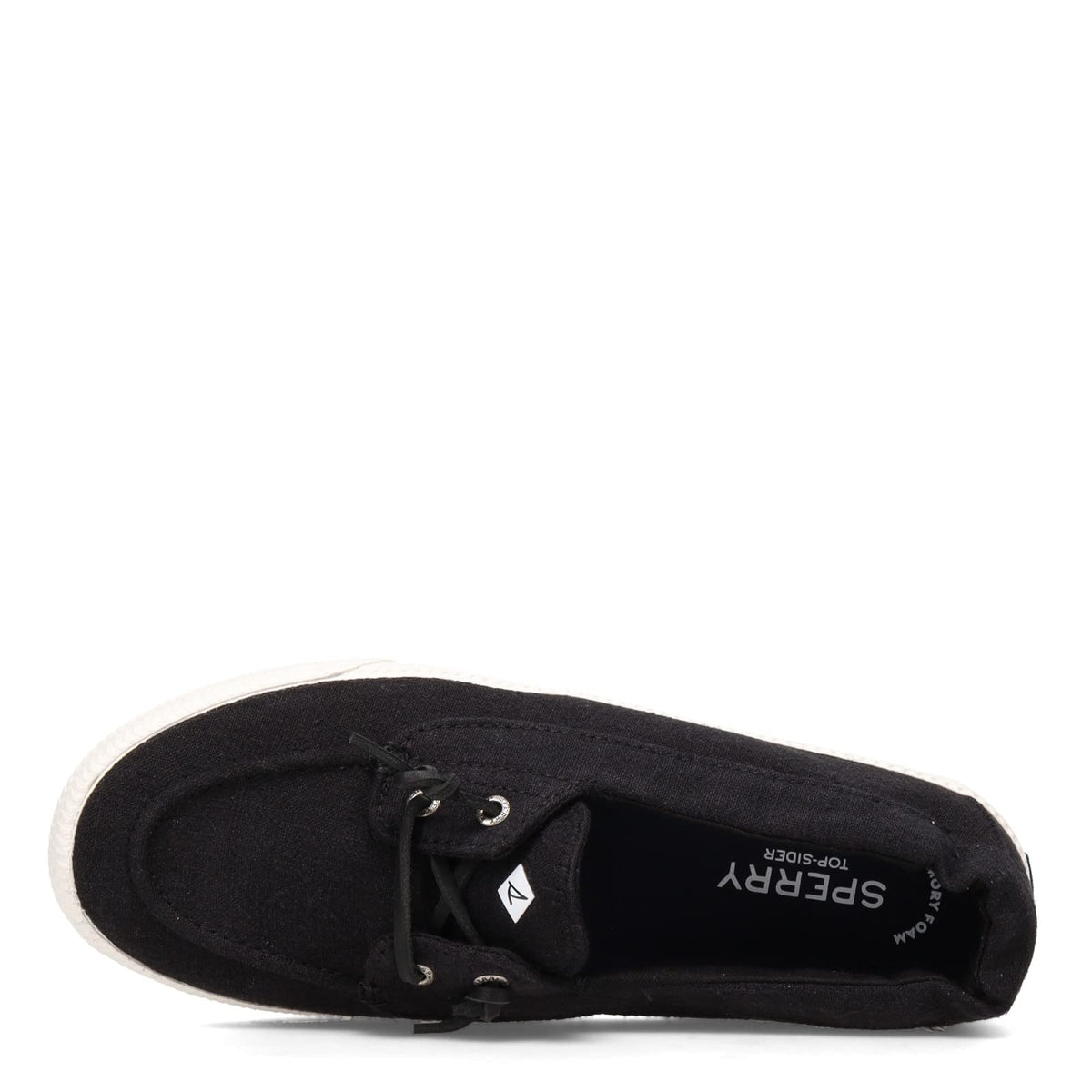 Sperry Women's, Lounge Away 2 Boat Shoe Black 7.5 M