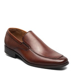 Florsheim Jackson Moc Toe Venetian Loafers for Men - Leather Upper, Squared Toe Closure, Slip-On Style, and Classy Footwear Cognac 8.5 M (D)