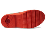 Hunter Exploded Logo Boot (Little Kid/Big Kid) Poolhhouse Blue/Red Tang/Illuminating Yellow 4 Big Kid M