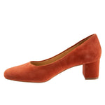 Trotters Women's Daria Pump, Terracotta Suede, 12