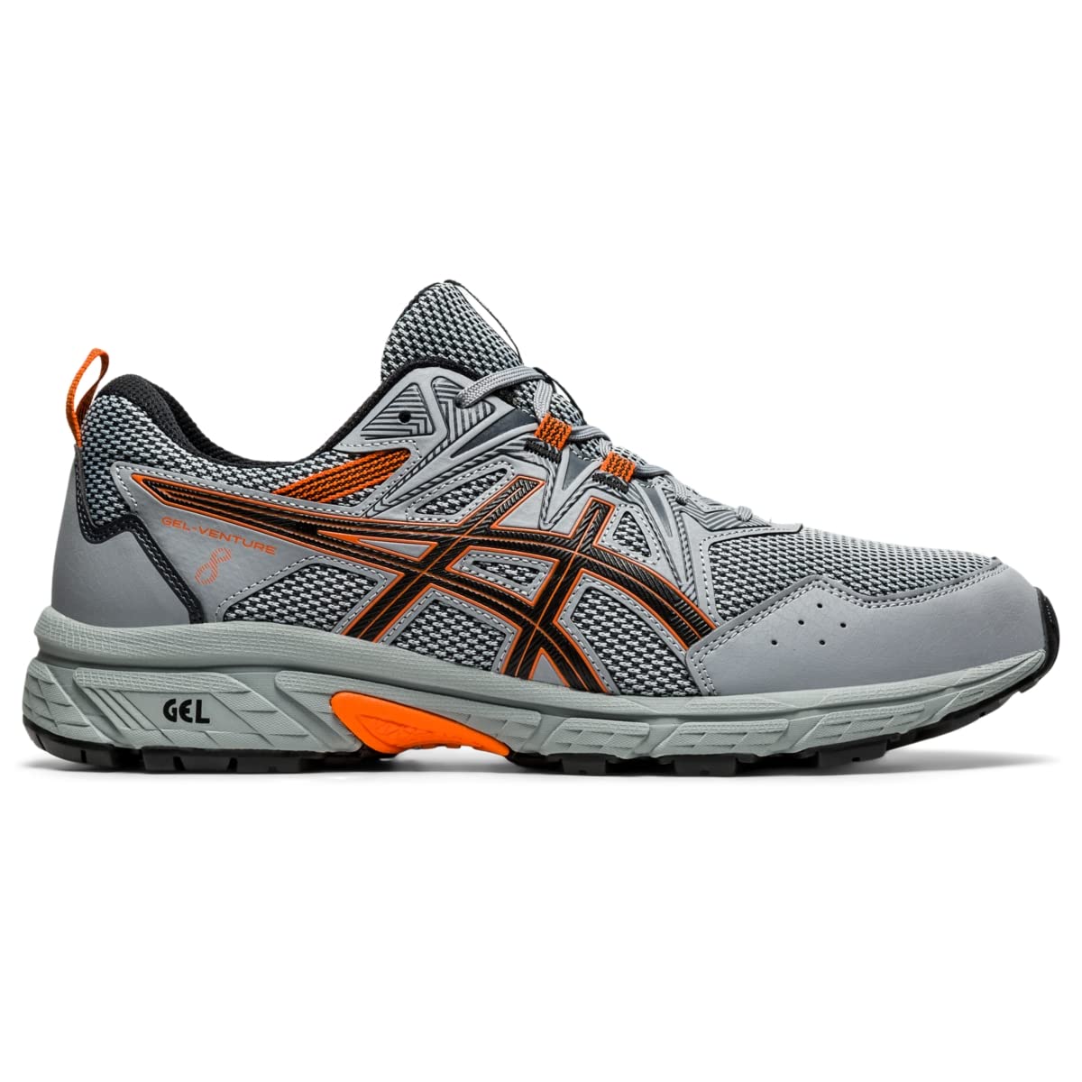 ASICS Men's Gel-Venture 8 Running Shoes, 14, Sheet Rock/Habanero