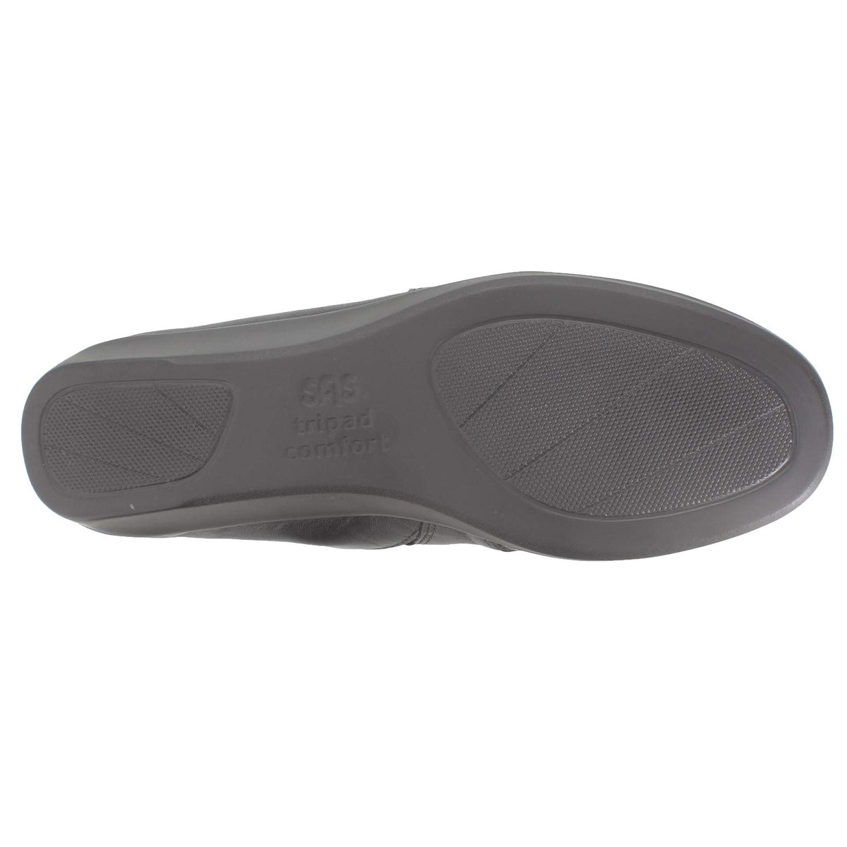 SAS Women's Taylor Comfort Wedge Slip-On Shoes with Tassels - Leather Upper 8.5 Wide Black/Lizard