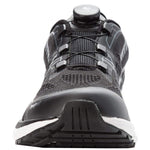 Propet Men's One Reel Fit Sneaker, Black/Dark Grey, 09H 5E US