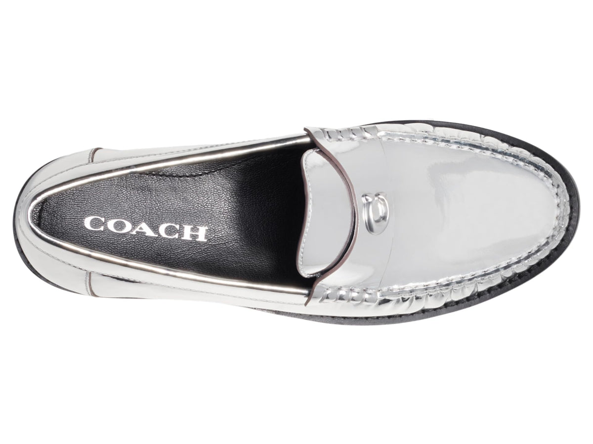 Coach Jolene Loafer Silver 8.5 B (M)