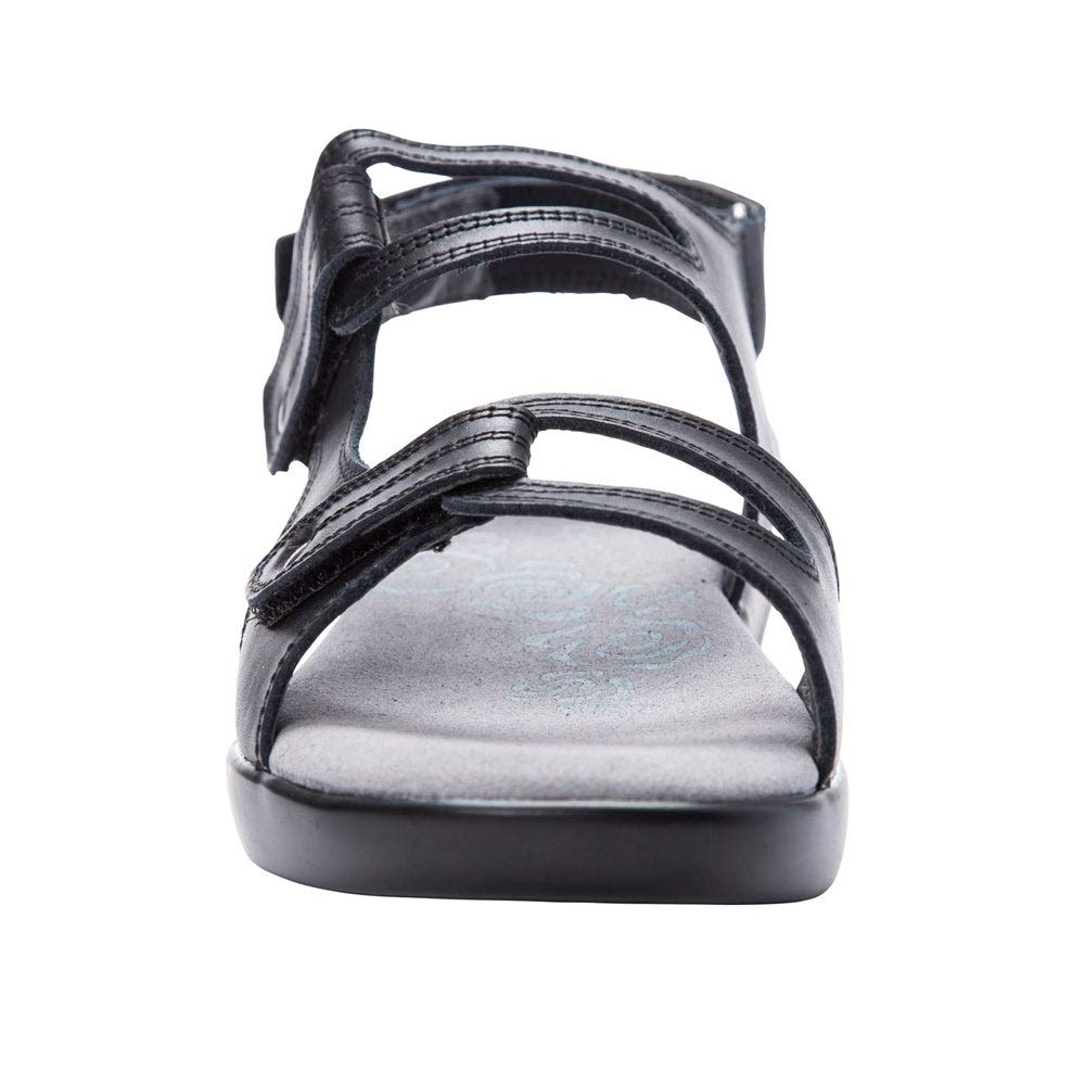Propet Marina Women's Adjustable Strap Sandal Black - 9.5 Narrow