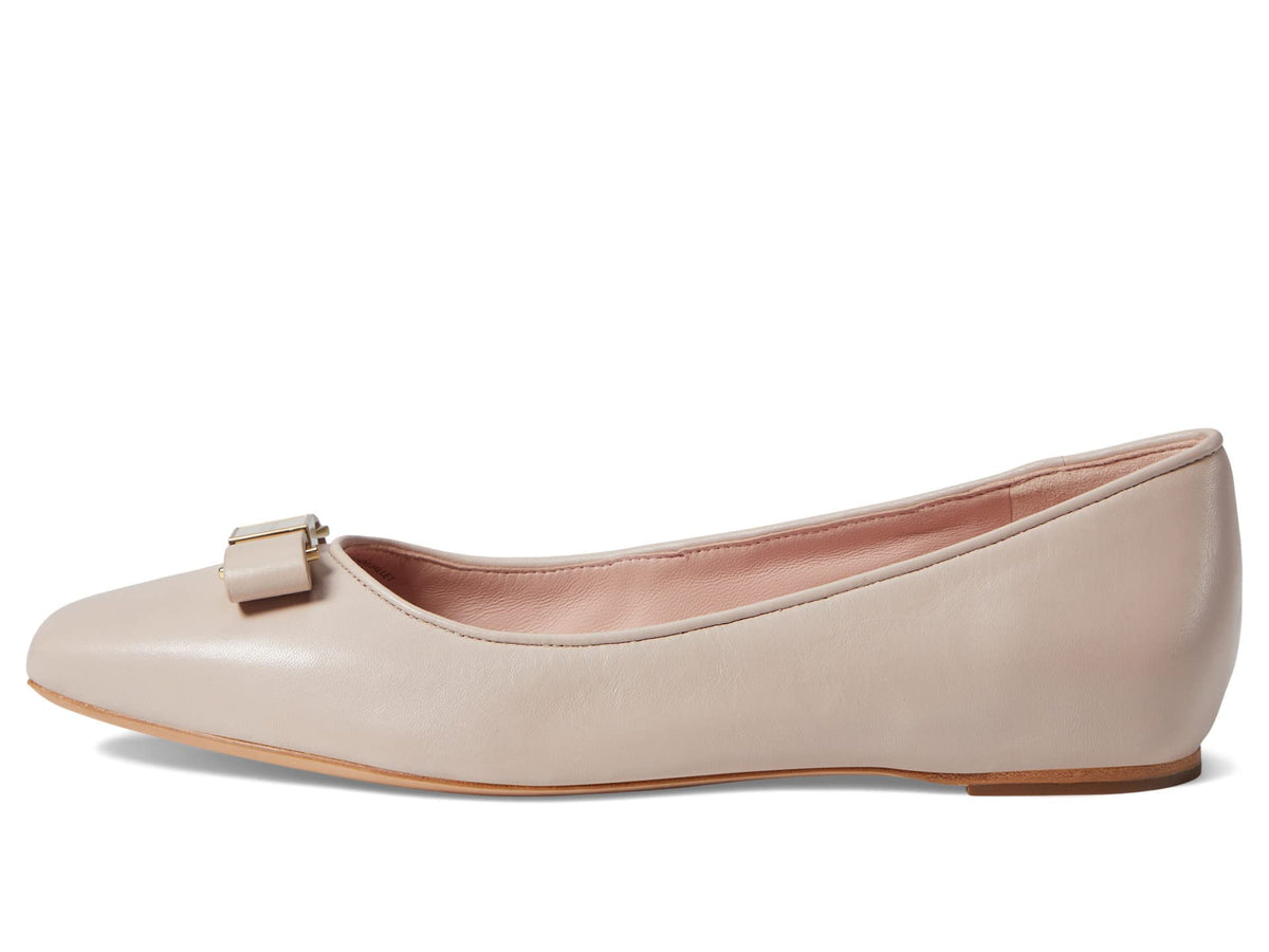 kate spade new york Women's Bowdie Ballet Flat, Pale Vellum, 9.5