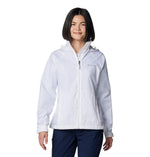 Columbia Womens Switchback IV Rain Jacket, White, Large