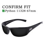 GOHIN Polarized Replacement Lenses for Bolle Python 11328 67mm Sunglasses - Silver Mirror
