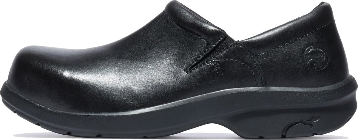 Timberland PRO Women's Newbury ESD Slip-On Work Clog 7 Wide Black