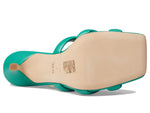 Coach Kellie Leather Sandal Bright Green 6.5 B (M)