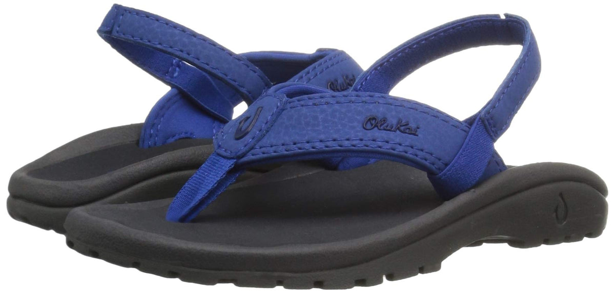 OLUKAI unisex-child Flip Flop 9-10 Toddler M US Blue,aqua