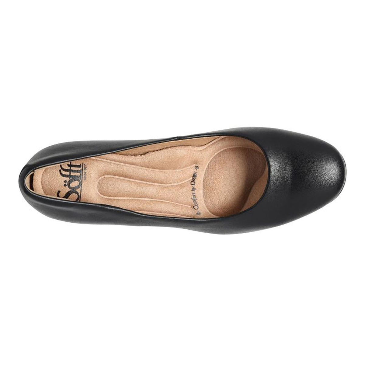 Sofft Lana Heeled Sandals for Women – Leather Lining and Upper – Microfiber Footbed – Closed Toe Style Black 9 M (B)