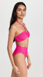 Beach Riot Women's Abby Bikini Top Large Bright Fuchsia