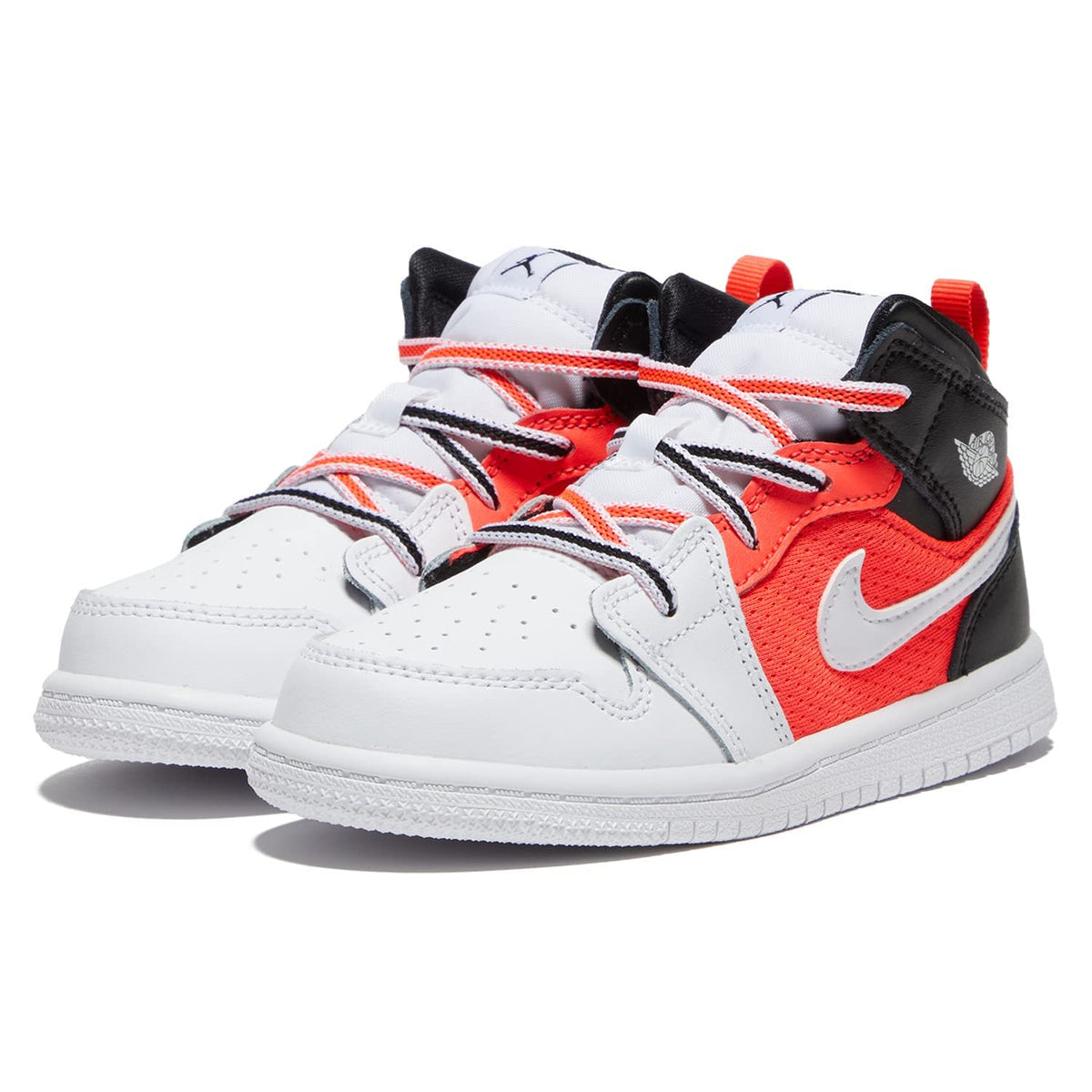 Jordan Baby Boy's 1 Mid SE (Infant/Toddler) Black/White/Infrared 23 4 Toddler M