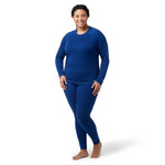 Smartwool Plus Size Classic Thermal Merino Base Layer Crew Blueberry Hill Heather 3X