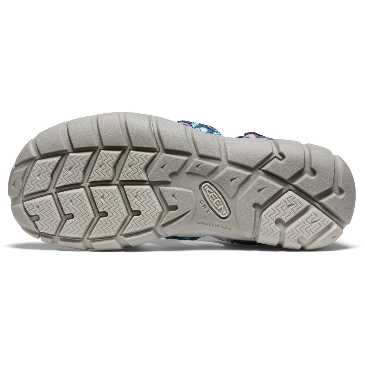 KEEN Seacamp 2 CNX Closed Toe Sandals, Black Iris/African Violet, 2 US Unisex Big Kid