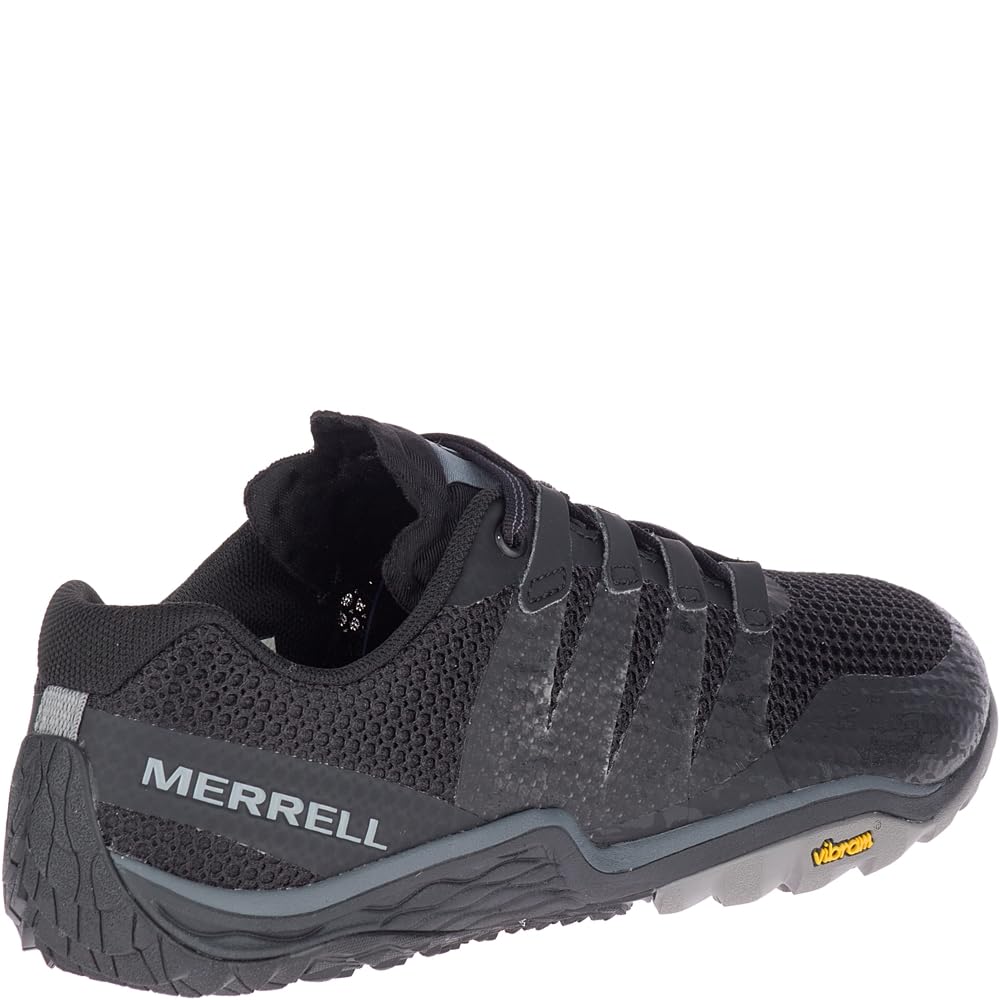 Merrell Women's Trail Glove 5 Sneaker, Black/Black, 6