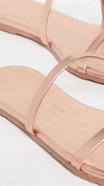 TKEES Women's Gemma Sandals, Beach Pearl, Pink, Metallic, 7 Medium US