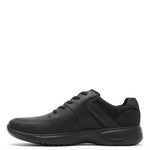 Rockport mens Metro Path Blucher Walking Shoe, Black Leather, 9.5 US