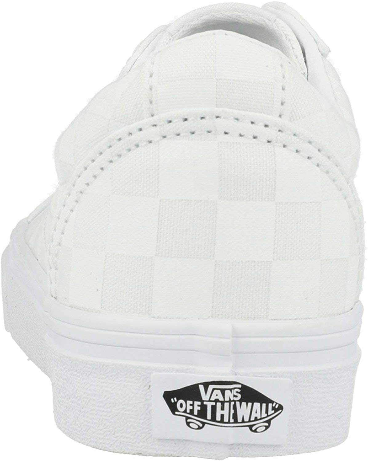 Vans Women's Ward Canvas Trainers Sneaker 9.5 Checkerboard White White