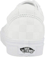 Vans Women's Ward Canvas Trainers Sneaker 9.5 Checkerboard White White