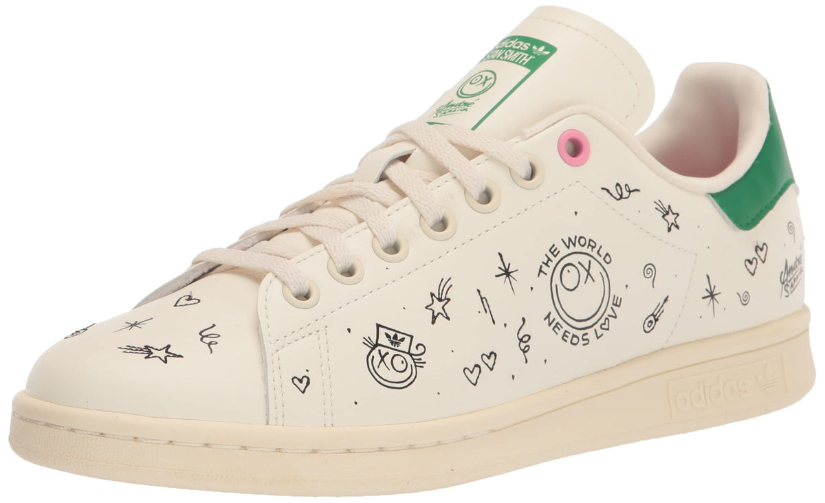 adidas Stan Smith Shoes Kids', Black, Size 12K