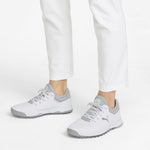 PUMA GOLF Women's Proadapt Alphacat Golf Shoe 12 Puma White-puma Silver-pink Lady
