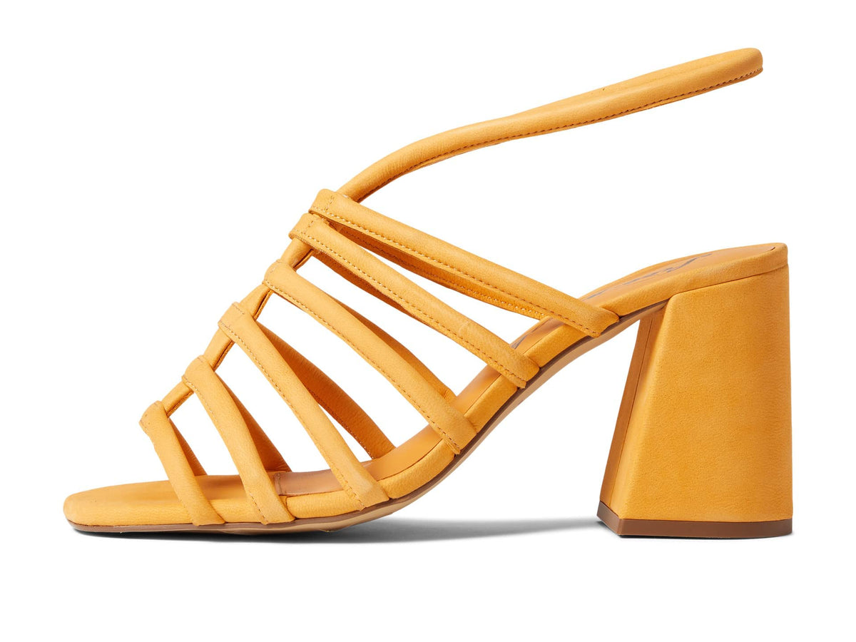 Free People Colette Cinched Heel Hot Orange EU 38 (US Women's 8) M