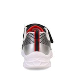 Skechers Kids Microspec Ii-zovrix Sneaker, Black/Silver, 4 US Unisex Big Kid