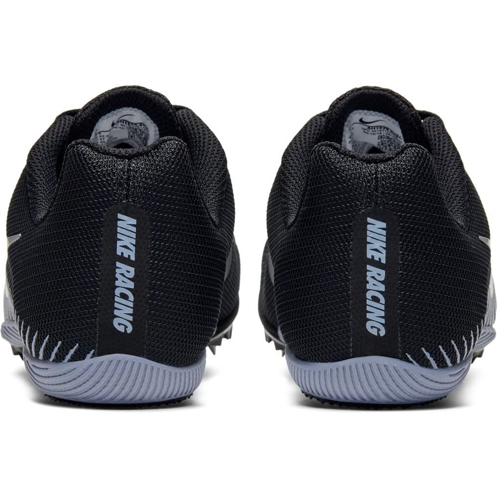 Nike Zoom Rival M 9 Mens Track Spike (Black/Metallic Silver-Indigo Fog, Numeric_10)