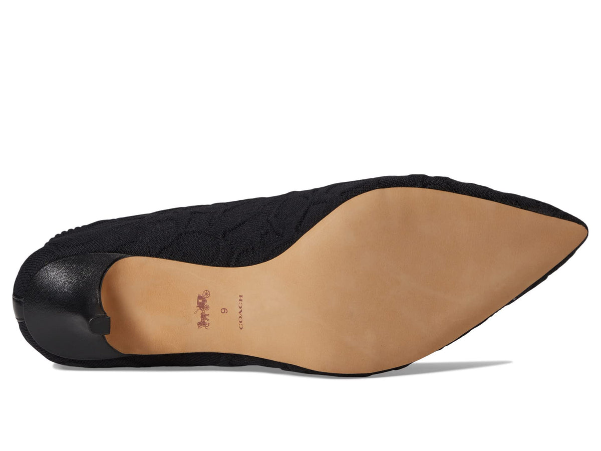 COACH Jade Knit Bootie Black 6 B (M)