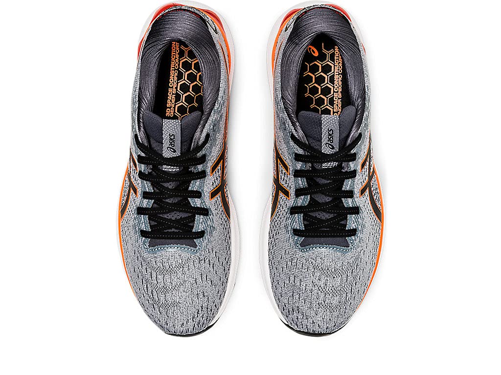 ASICS Gel-Nimbus® 24 Sheet Rock/Shocking Orange 9 EE - Wide