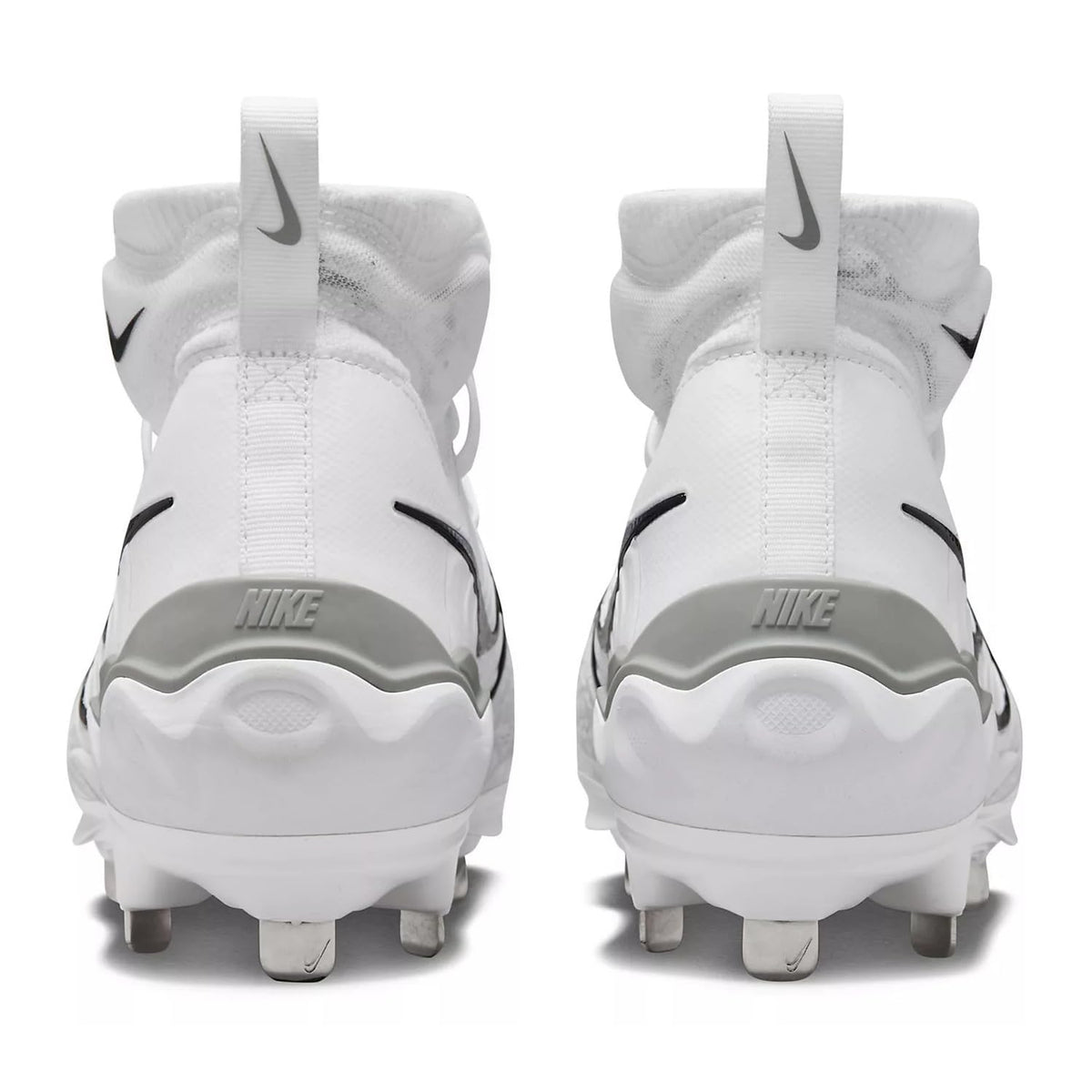 Nike Alpha Huarache NXT DJ6517-100 White-Black-Wolf Grey Men's Metal Baseball Cleats 8 US