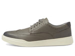 Cole Haan Men's Grand Crosscourt Wingtip Sneaker, Ironstone Nubuck/Ivory, 7