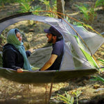 Uboway Triangle Hanging Tree Tent Double Hammock for Camping, Hiking, Backpacking, Climbing
