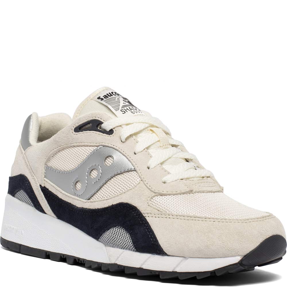 Saucony Women's Shadow 6000 Sneaker, Antique/Silver, 5 Medium