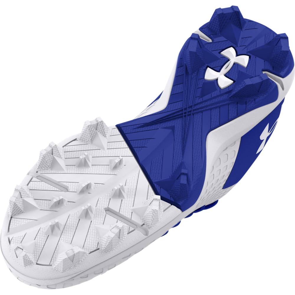 Under Armour Women's Glyde 2.0 Rm Softball Shoe 9 (102) White/Royal/White