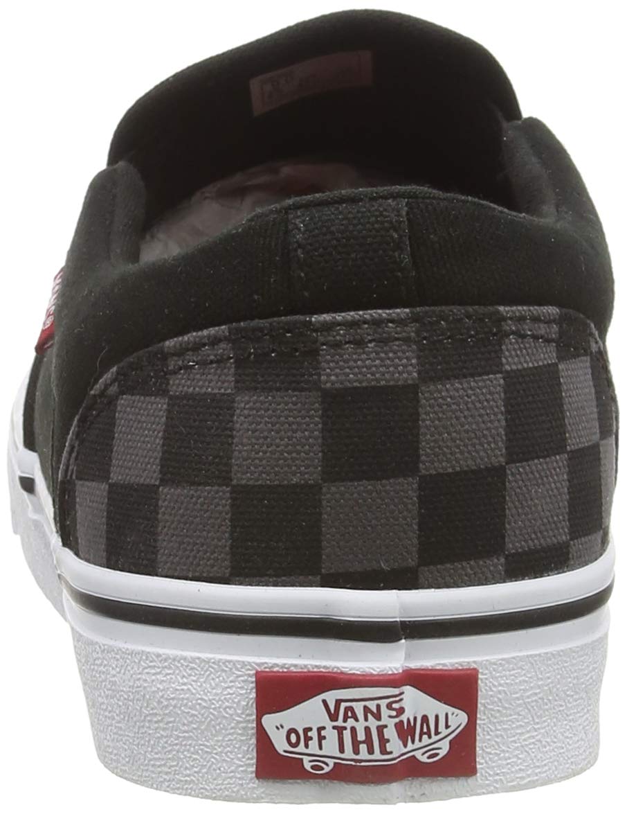 Vans' Men's Asher Slip On Sneaker Blk/Pwtr 9 Medium US